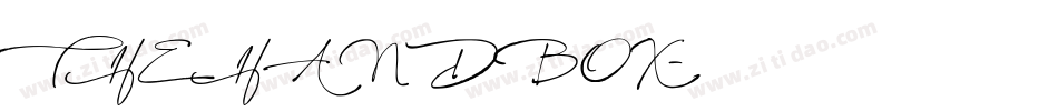THE HANDBOX字体转换